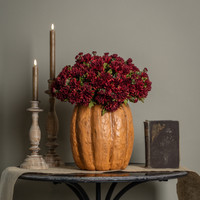 11" TERRACOTTA PUMPKIN PLANTER