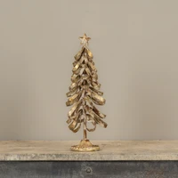 14.25" GOLD CHRISTMAS TREE