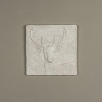 STAG WALL PLAQUE