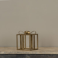 7" GOLD PRESENT TAPER CANDLE HOLDER