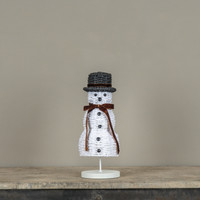12.5" RATTAN SNOWMAN