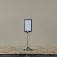 4" X 6" PEWTER FRAME TABLETOP STAND