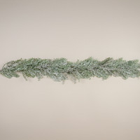5' FROSTED BOXWOOD GARLAND