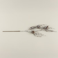 31" SNOWY PINECONE BRANCH