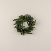 11" WHITE SPRUCE CANDLE RING