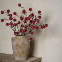 33.5" FROZEN POMEGRANATE SPRAY