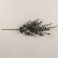 26" GLITTERED DARK GREEN EUCALYTPUS SPRAY