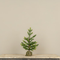 18.5" FLETCHER PINE TREE W/ MOSS BASE