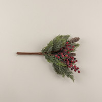 21" CEDAR, PINECONE & RED BERRY BUNDLE