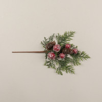 17.5" ICY CEDAR, POMEGRANATE & PINECONE SPRAY