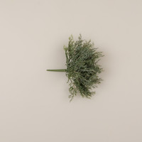 12" GLITTERED CEDAR BUSH