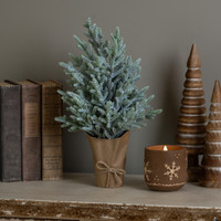 15.5" FROSTED PINE TREE