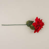 26" RED POINSETTIA STEM