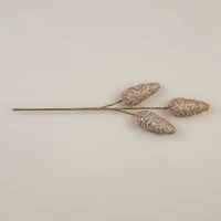 24" CHAMPAGNE PINECONE SPRAY
