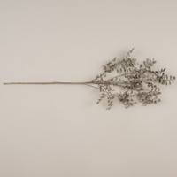 37" METALLIC GREY  BOXWOOD SPRAY