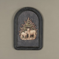 12" SHEEP METAL SIGN