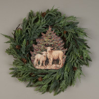 12" SHEEP METAL SIGN