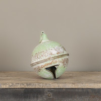 10" TEAL & GOLD SLEIGH BELL