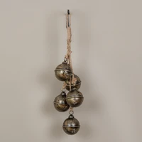 24.25" HANGING GOLD BELL CLUSTER