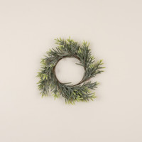 14" MOUNTAIN PINE W/ ICED BERRIES CANDLE RING