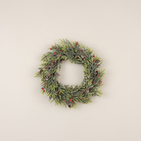 18" MOUNTAIN PINE W/ ICED BERRIES WREATH
