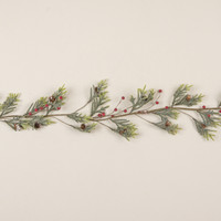 4.5' MOUNTAIN PINE W/ ICED BERRIES GARLAND