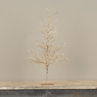 23" GOLD CRYSTAL TREE