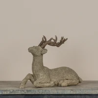 9.25" WOVEN DEER