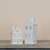 8" CERAMIC TEALIGHT HOUSE