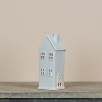 8" CERAMIC TEALIGHT HOUSE