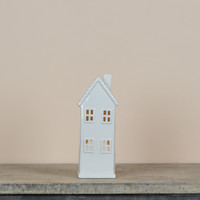 8" CERAMIC TEALIGHT HOUSE