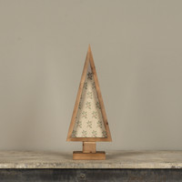 17" FRAMED HOLLY WALLPAPER TREE
