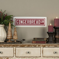 20" GINGERBREAD LANE SIGN