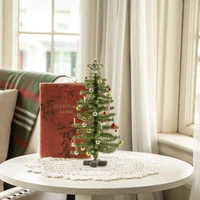 11" GREEN FESTIVE TREE