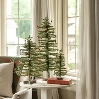 11" GREEN FESTIVE TREE