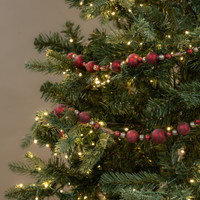 6' GARNET BEADED GARLAND