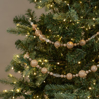 6' BEIGE BEADED GARLAND