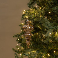 7" MOCHA FINIAL ORNAMENT
