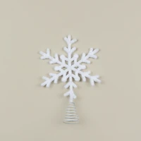 PLUSH SNOWFLAKE TREE TOPPER