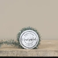 6' BLUE VINTAGE TINSEL GARLAND