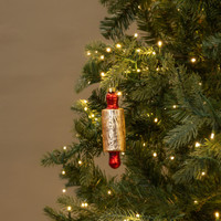 GLITTERED ROLLING PIN ORNAMENT