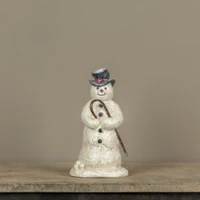 10" SNOWMAN W/ CANE