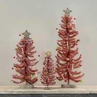 18" PINK FESTIVE TREE