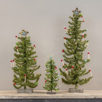 18" GREEN FESTIVE TREE