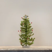 18" GREEN FESTIVE TREE