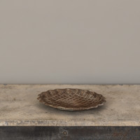 10.25" METAL SCALLOPED TRAY