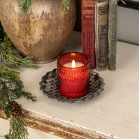 6" METAL SCALLOPED TRAY
