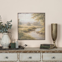 18" BABBLING BROOK PRINT