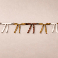 9' NEUTRAL BOW GARLAND