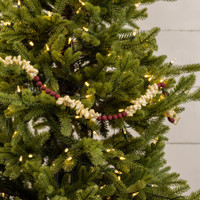 9' POPCORN  CRANBERRY GARLAND